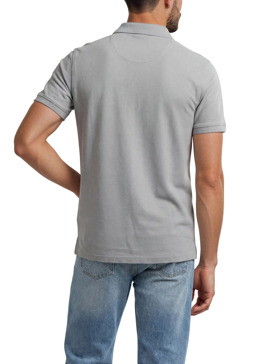 DENIMFY Poloshirt Herren Kurzarm DFRay 3er Pack Set Regular Fit Shirt Sommer Basic Baumwolle Einfarbig Schwarz Weiß Blau Grau Grün S M L XL XXL 3XL 4XL 5XL