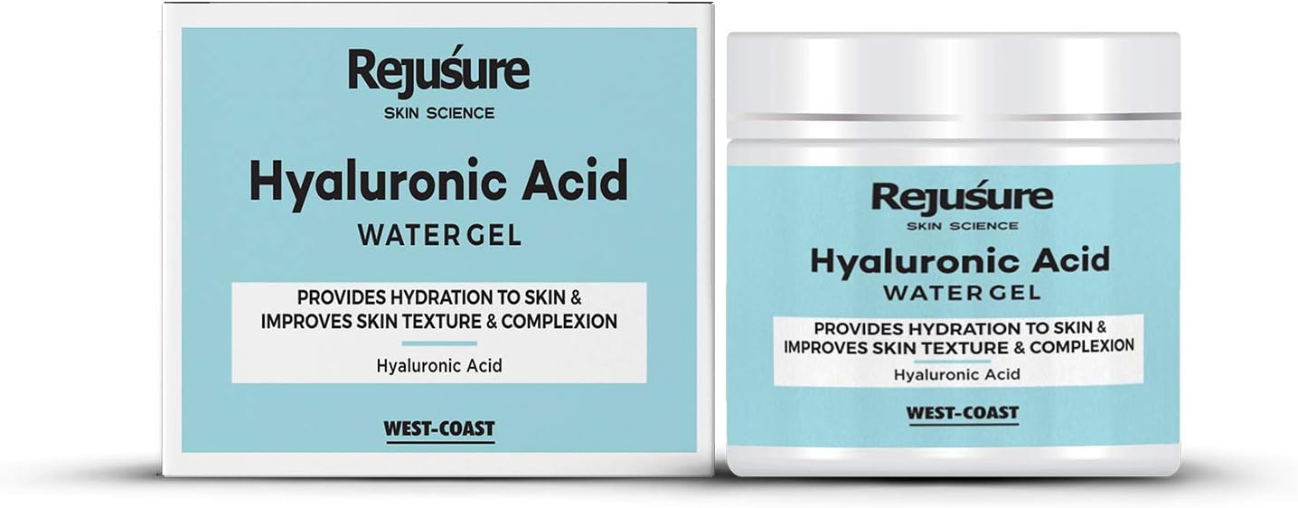 Rejusure Hydrating Hyaluronic Acid Water Gel - Skin Elasticity | Texture | Complexion - 50gm
