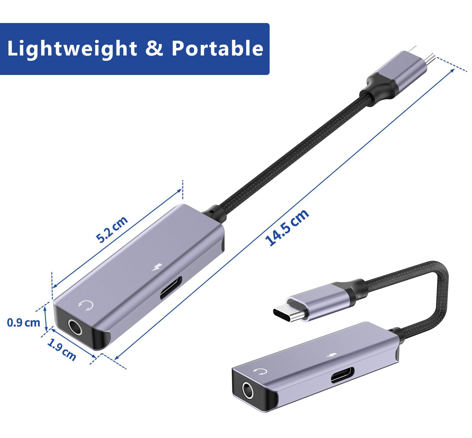 To Headphone Adapter Iphone Ipad Usb C Mm Verilux® In USB C To AUX