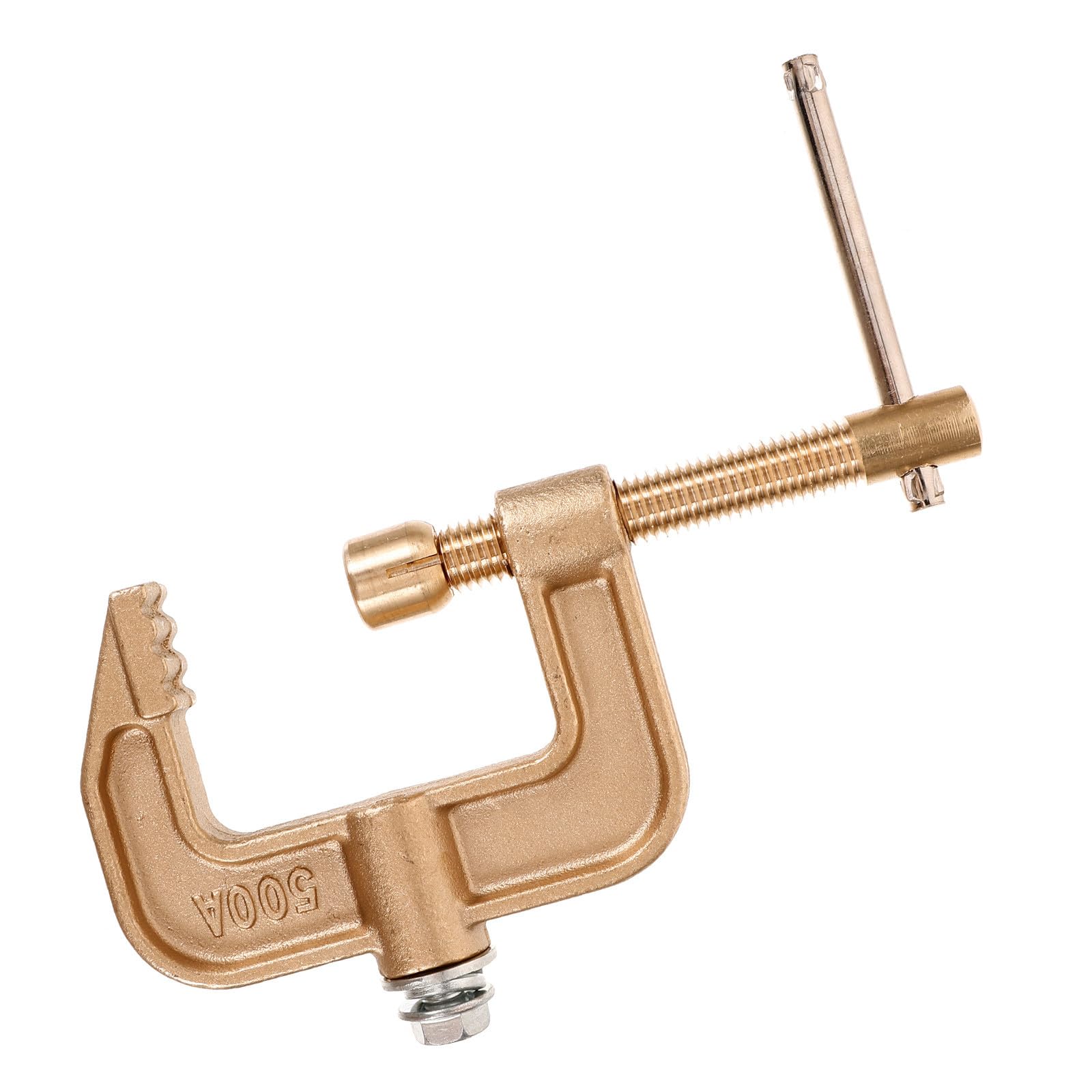 ULTECHNOVO Morsetto di Massa per Saldatrice a Terra in Rame, Clip per Saldatura Connessione Sicura, per Saldatura Elettrodo e Uso Industriale