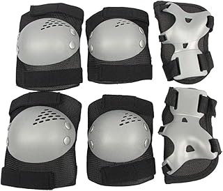 Toddmomy Joelheiras 6 Peças De Para Adultos Cotoveleiras Para Equipamentos Para Crianças Joelheiras E Cotoveleiras Para Adultos Equipamento De Skate Equipamento De Proteção Para Engrenagem