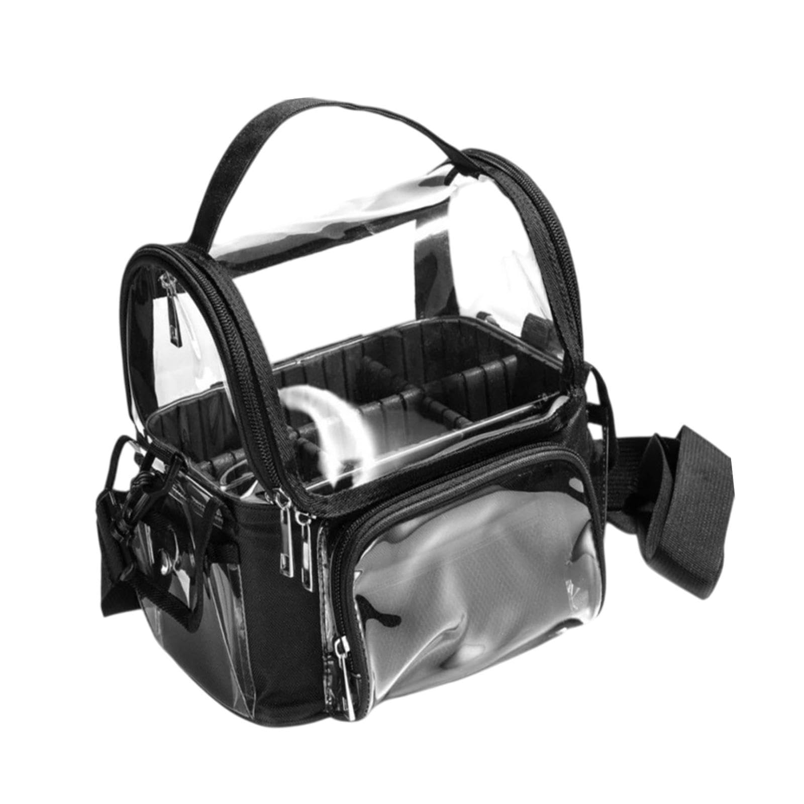 Transparente Kosmetiktasche, Kulturbeutel, Trendige Waschtasche, Make Up Organizer Aus PVC für Reisende