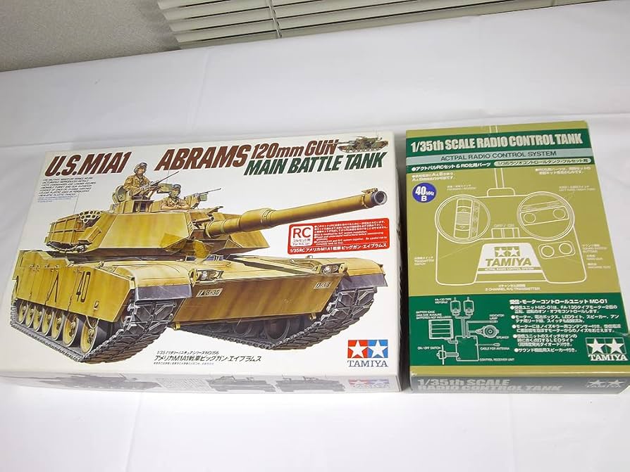 未組み立て タミヤ 1/35 ラジオコントロールタンク M1A1 エイブラムス 104[戦車 プラモデル] TAMIYA 1/35 M1A2 ABRAMS TANK MODEL