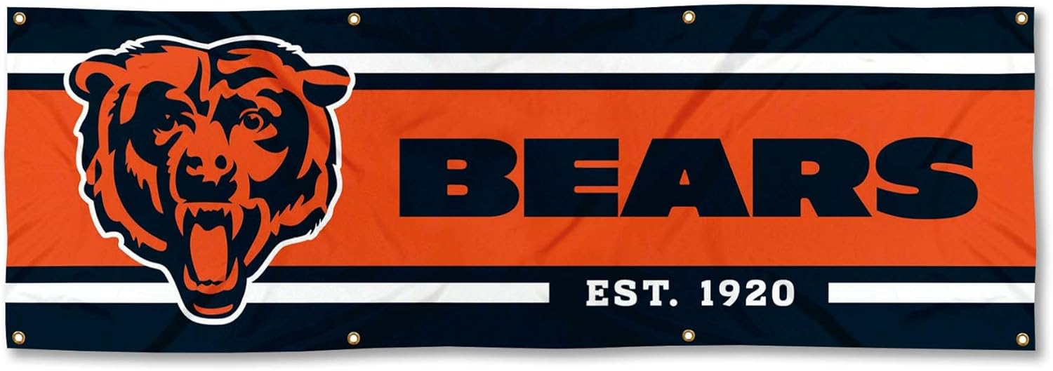 Chicago Bears Large 2x6 Foot Banner