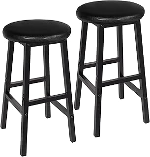 HOOBRO Bar Stools with Footrest (24 Inch)