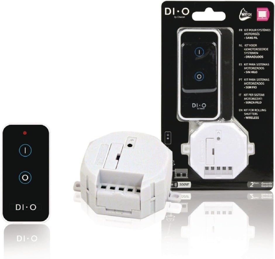 Dio Chacon 54753 2-Button Remote Control + Roller Shutter Receiver