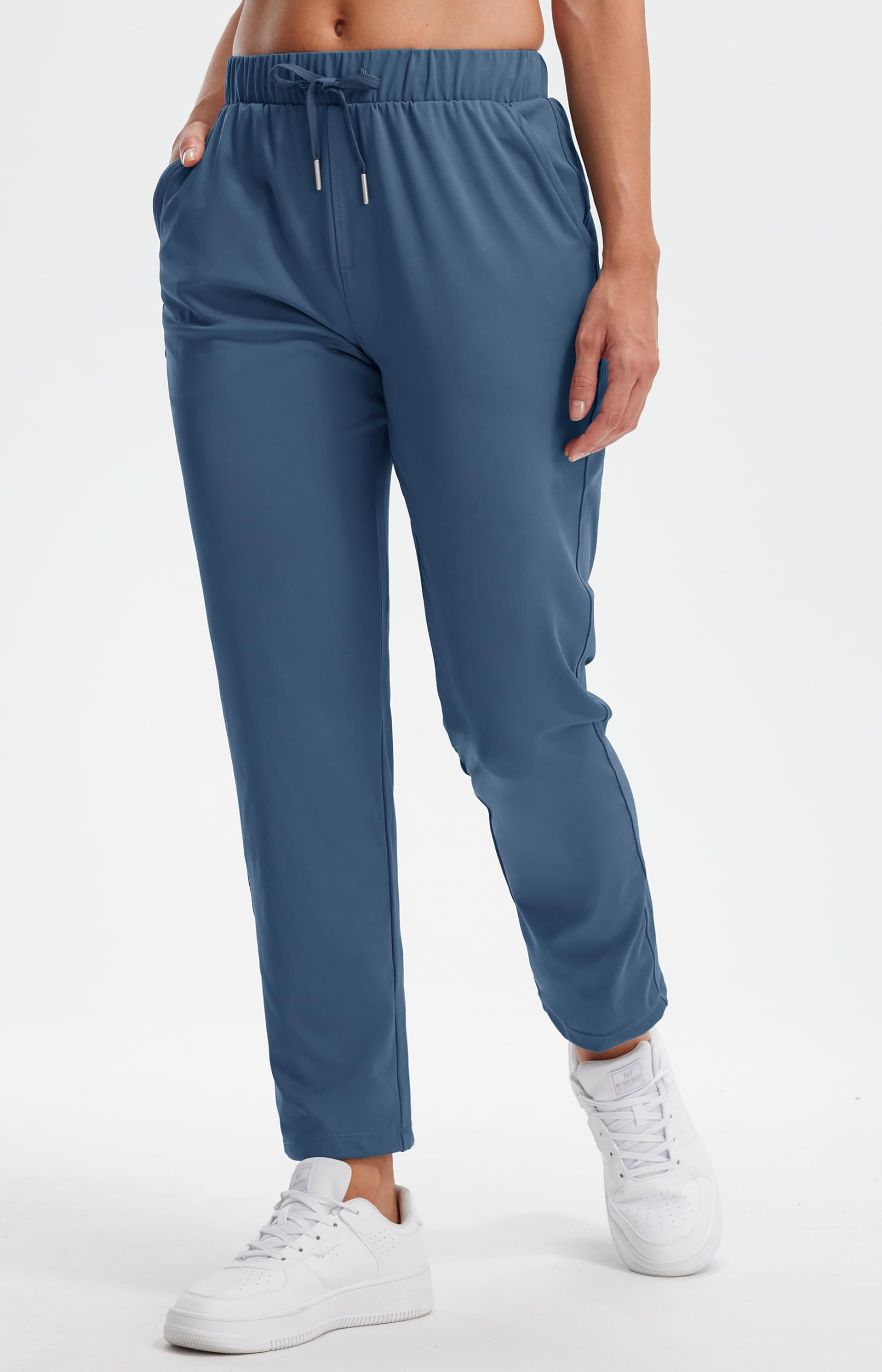 Libin Jogginghose Damen Stretch Atmungsaktive Sporthose Trainingshose Sweathose Freizeithose Sweatpants mit Taschen für Fitness Wandern Laufen Golf Yoga