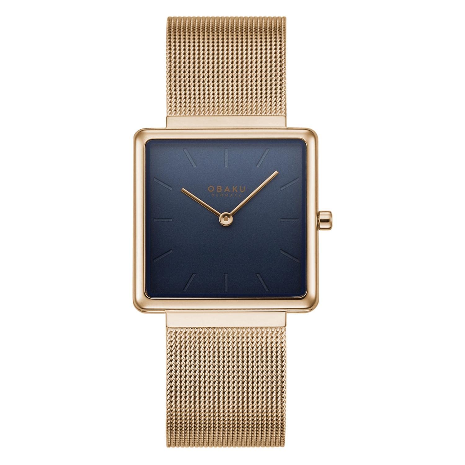 Obaku KVADRAT Analog Blue Dial Womens Watch-V236LXVLMV (B095WS8TNW) Amazon Price History, Amazon Price Tracker