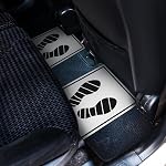CALLARON 100Pcs Paper Car Foot Mats 50 x 38cm Disposable Floor Foot Mat Paper Car Foot Pad Portable Floor Mats Universal Car Floor Mats for Automotive Truck SUV