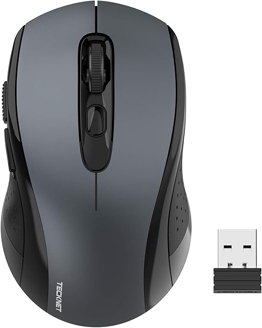 Amazon.com: TECKNET Wireless Computer Mouse, 2.4G Cordless Mouse for ...