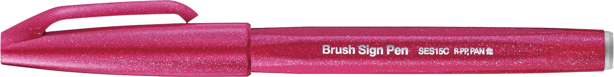 Pentel Brush Sign Pen - Burgundy