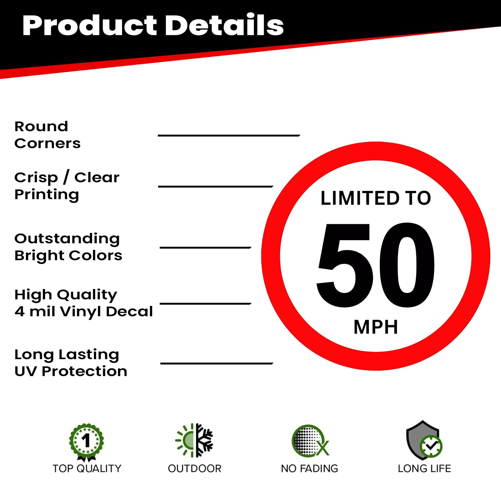 Sticker Speed Driver Blackbox Sticker Limited To 70 MPH Car Sticker – Premium 3M Vinyl Decal ...