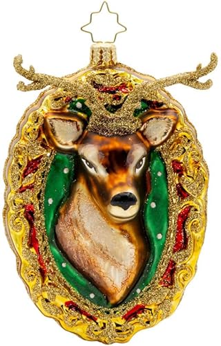 Miniatura 9 de Christopher Radko Adorno decorativo de cristal europeo hecho a mano para árbol de Navidad, amigo peludo festivo