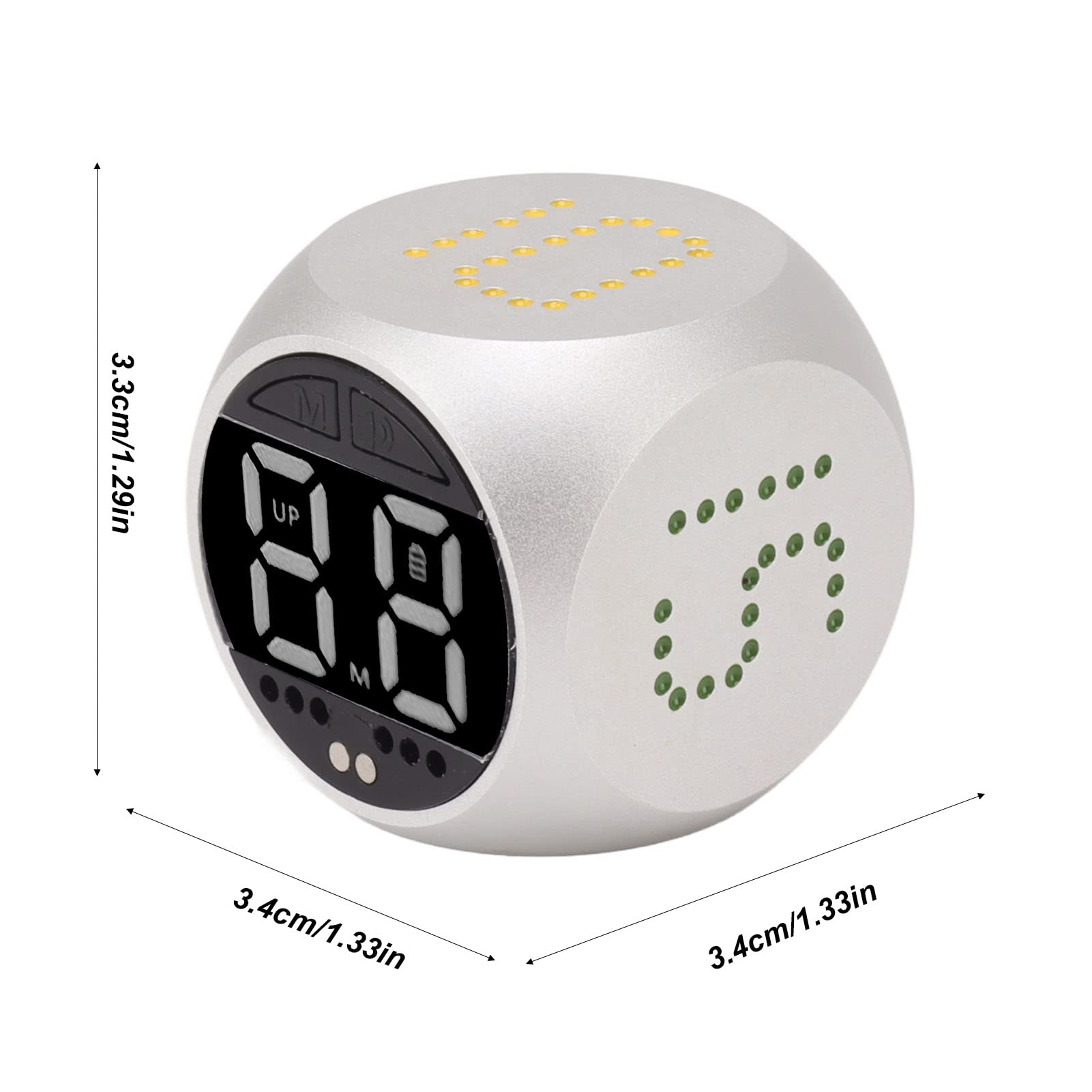 Timer a Sei Lati, Timer da Allenamento, Timer da Cucina Digitale, Superficie 3D, Preciso, Cubo Digitale, Timer da Allenamento, per la Gestione del(3 lame per sega piccole e 1 lama per sega grande)
