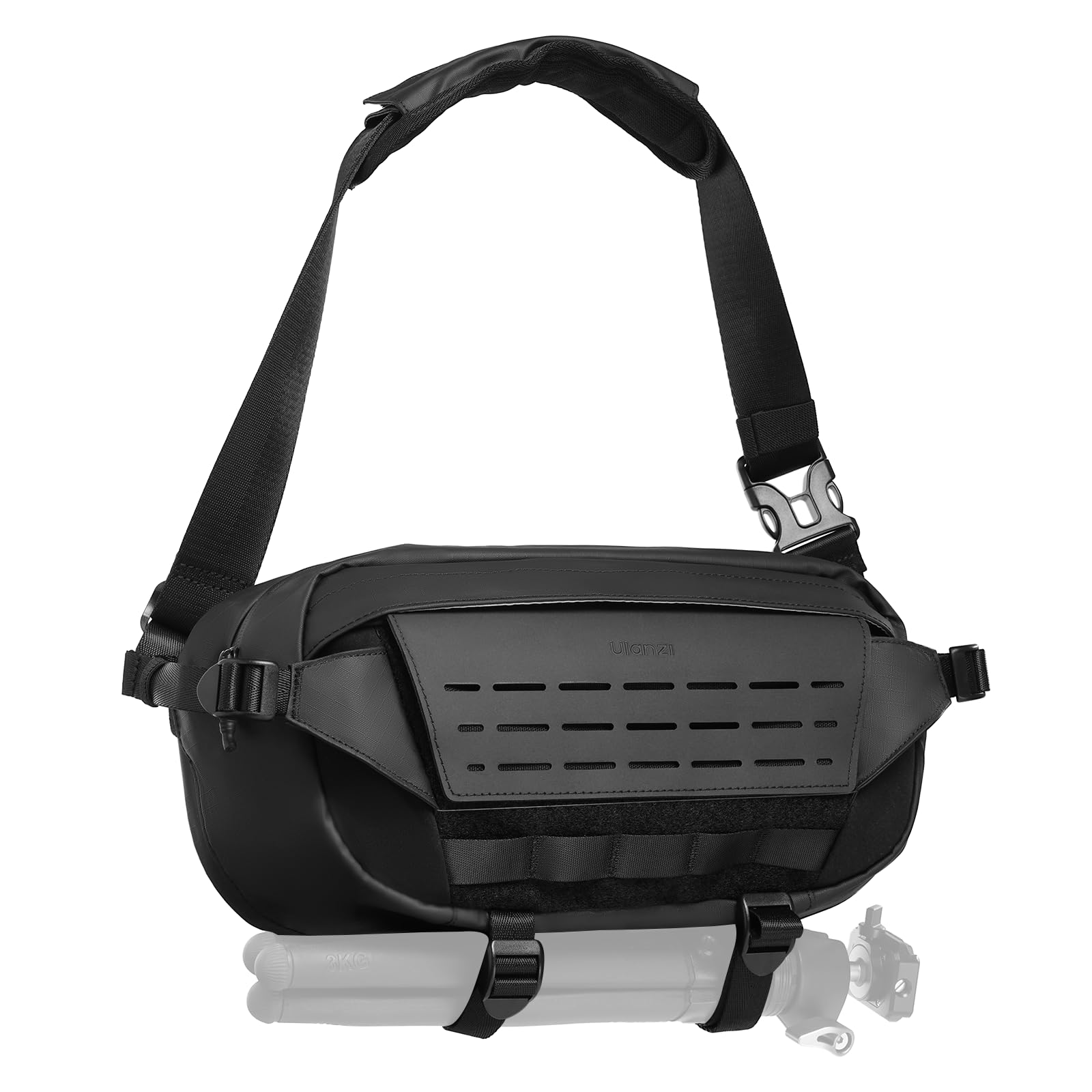 ULANZI AB02 Camera Bag, 6-9L Espandibile, Borsa Macchina Fotografica a Tracolla Leggera, Nera, Multi-Funzionale per Escursioni e Vita Urbana, Ideale per Uomo e Donna, Compatibile con Sony/Canon/Nikon