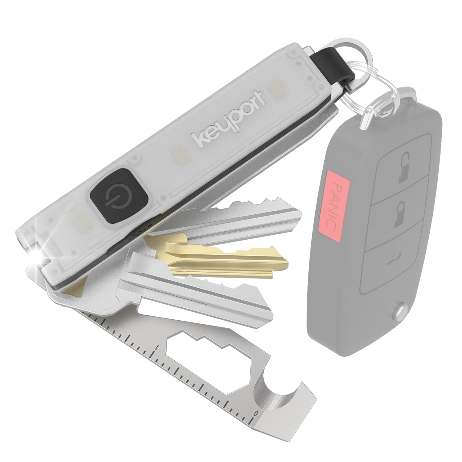 Keyport Essential Plus Kit: Pivot 2.0 Key Organizer with