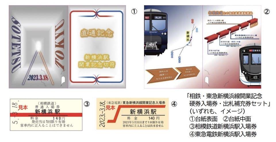Amazon.co.jp: 相鉄 東急 新横浜線 開業記念切符 新横浜駅 : おもちゃ