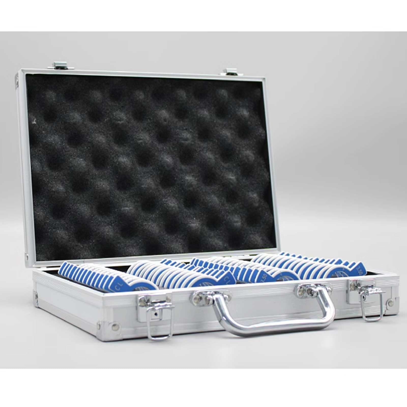 Zestaw Soczewek Próbnych Prism Box, Profesjonalny Zestaw Soczewek Próbnych Strabismus, Plastikowa Obręcz, Aluminiowa Obudowa