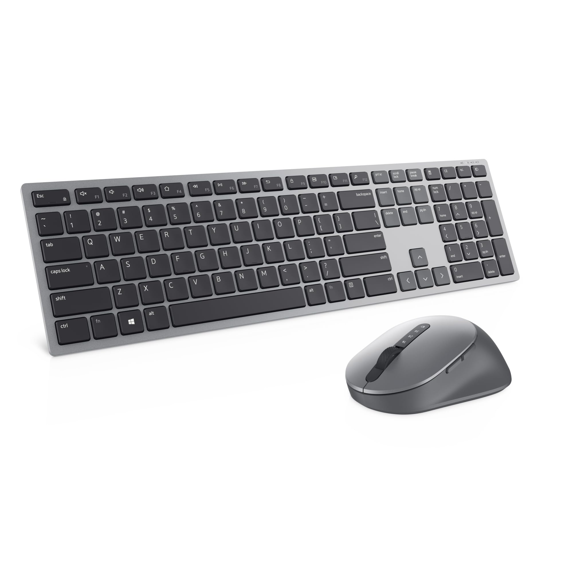 DELL Premier Multi-Device KM7321W - Tastatur-und-Maus-Set - QWERTZ - Deutsch - Titan Gray