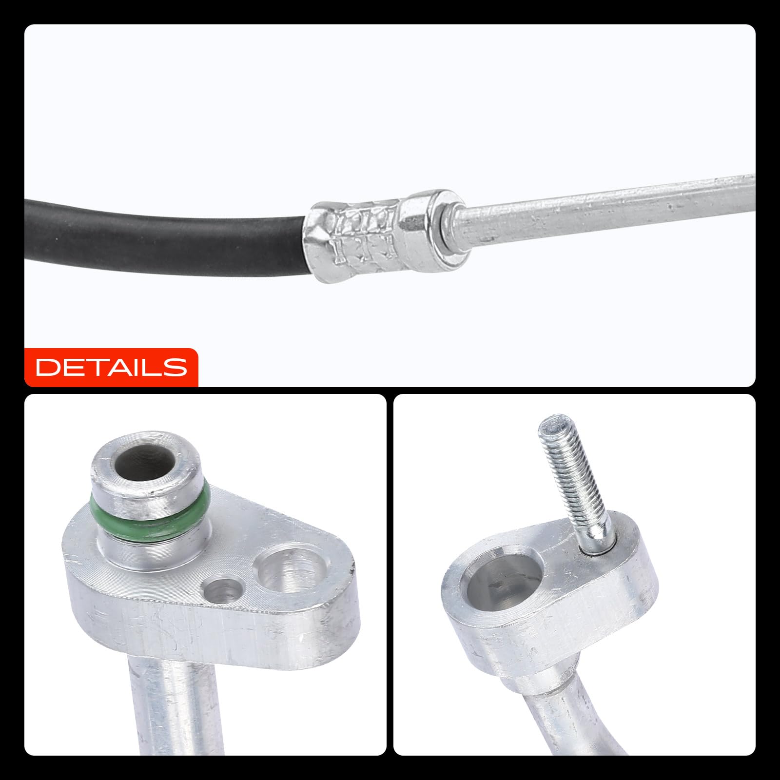 Frankberg Klimaleitung Klimaschlauch Druckleitung Kompatibel mit A3 8V1 8VK 1.0L-1.6L 2012-2010 A3 Cabriolet 8V7 8VE 1.4L-1.6L 2013-Heute Replace# 8R0121081T
