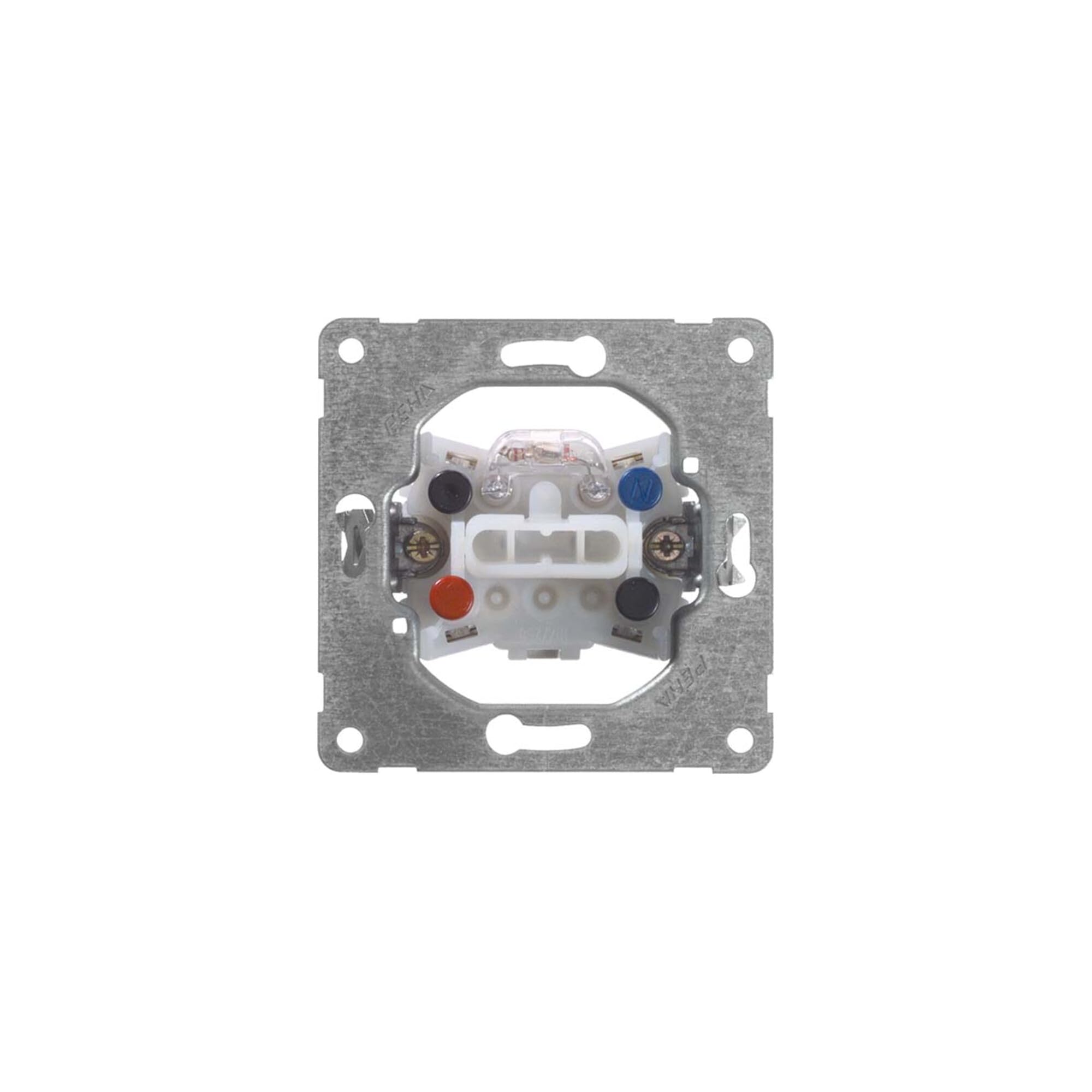Interrupteur à bascule Peha D 512 GLK pour remplacer un bouton défectueux 10A