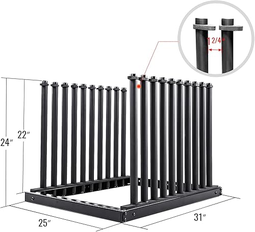 Miniatura 2 de AA-Racks GM301U - Estante para parabrisas con almohadillas de espuma para camiones de vidrio para gestión de carga con mástiles de 22 pulgadas de
