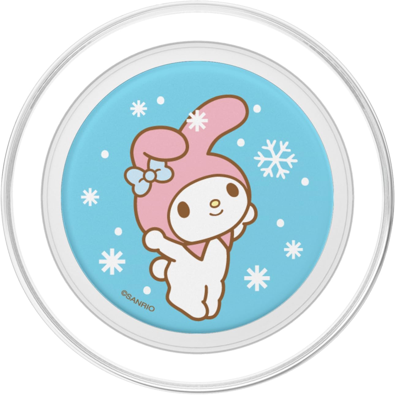 My Melody Dancing in the Snow PopSockets MagSafe PopGrip for iPhone - Image 2
