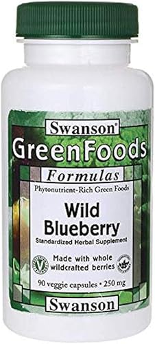 Swanson GRN Wild Blueberry 250MG 90 Veg Cap