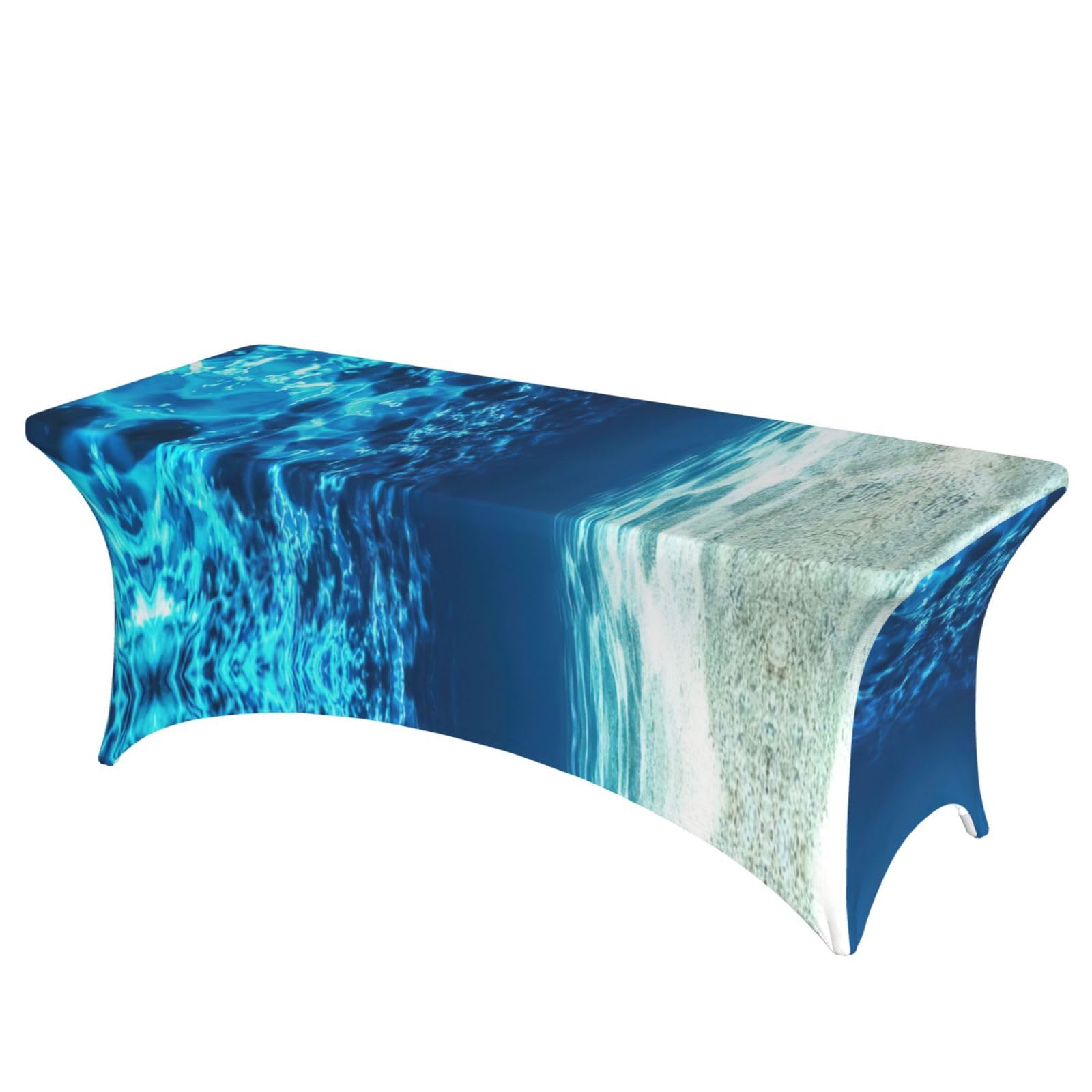 Housses de table rectangulaires extensibles élasthanne sans pli