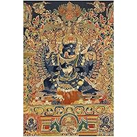 仏教アート 大きめ 木製フレーム付き Amazon.co.jp: KYARA ARTS 木製フレーム 仏陀壁画 フレーム付き