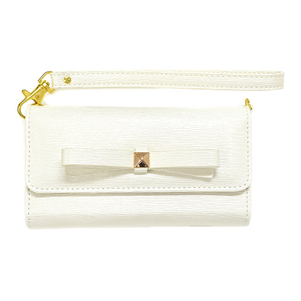 ラスタバナナ Rasta Banana iPhone 6/6s Notebook Type Shoulder Case Carina White 1898IP6SA