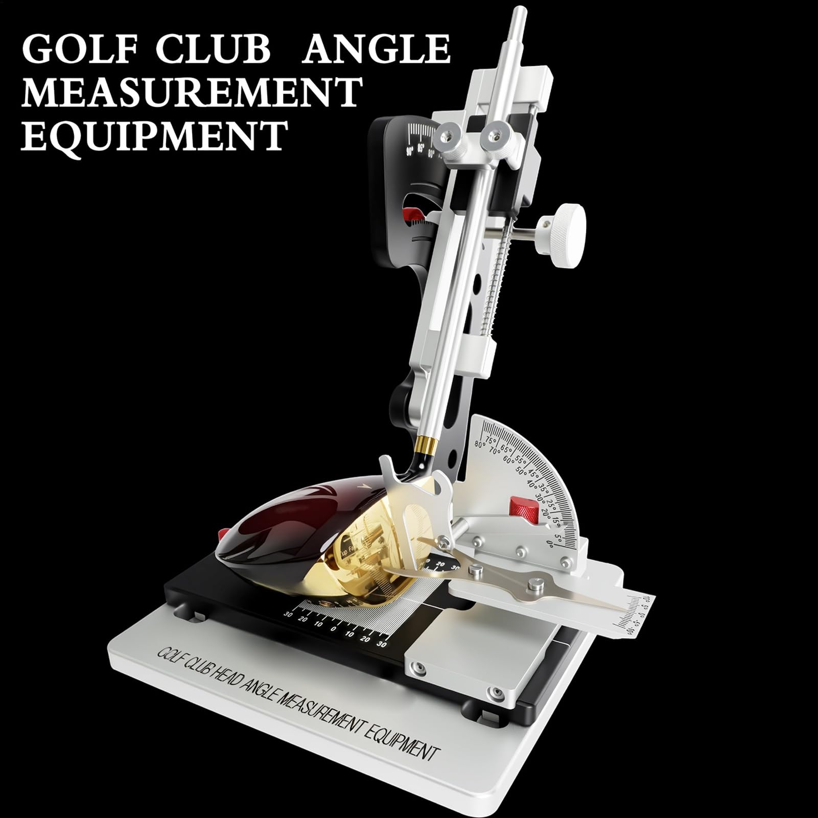 Strumento di Misura per Testa Mazze da Golf Livella Integrata per | Misuratore Angolo Lie Mazze da Golf Per Officine e Tornei
