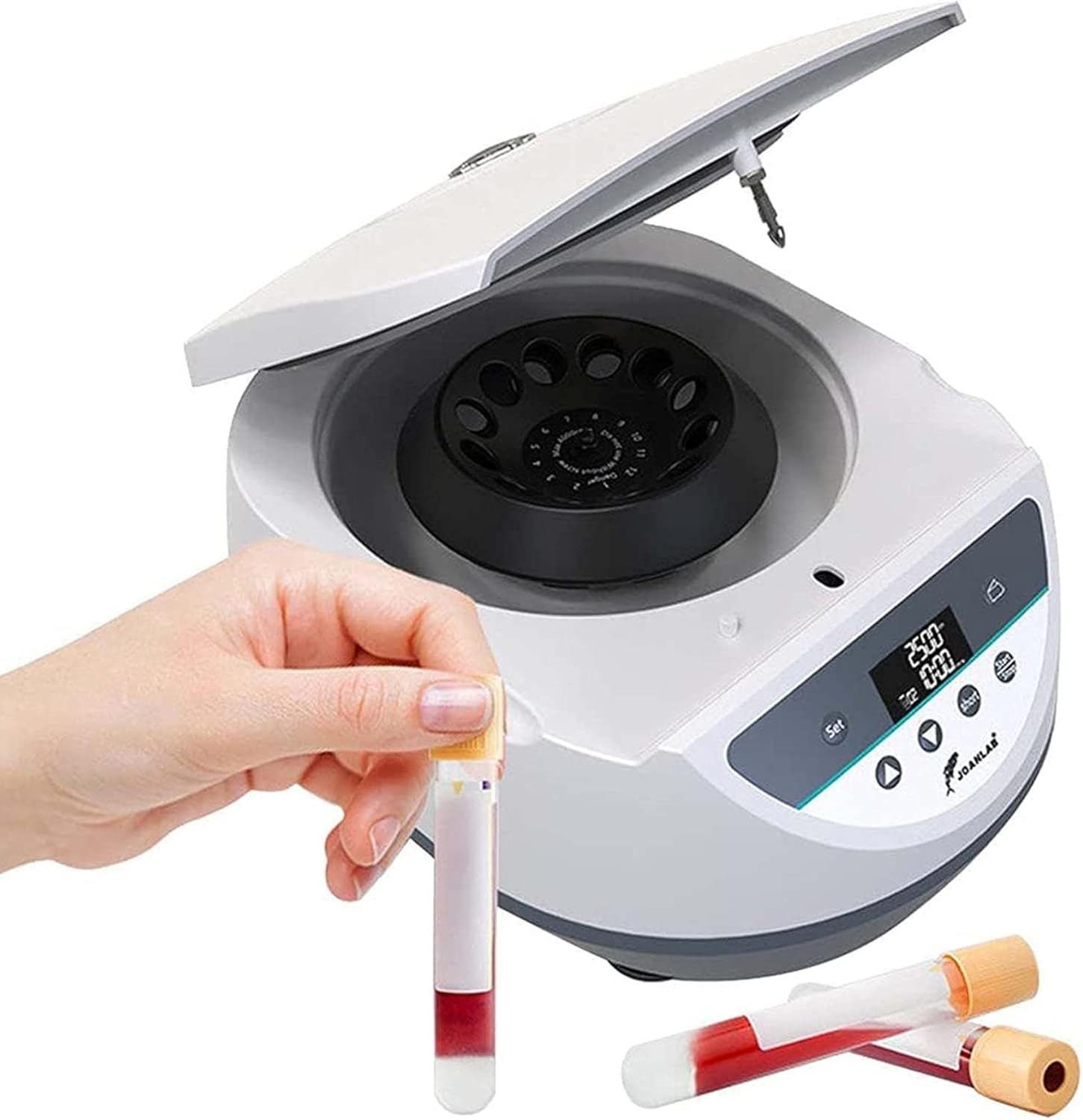 Electric Lab Laboratory Centrifuge Hine, RPM Multi-Speed Bench-Top Centrifuge Hine with Speed and Time Display