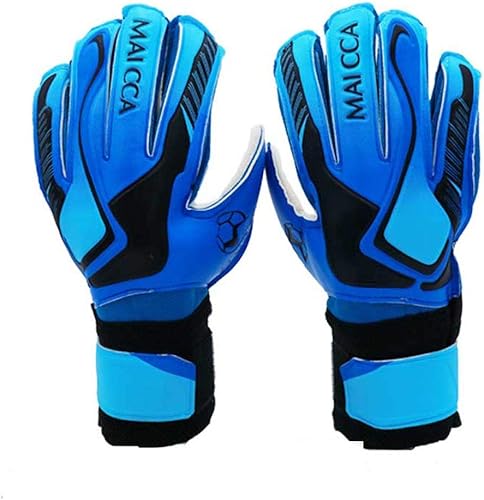 Miniatura 2 de Rayauto Guantes de portero de portero de fútbol para deportes al aire libre, protectores de dedos, talla 5-7, unisex, niños y jóvenes