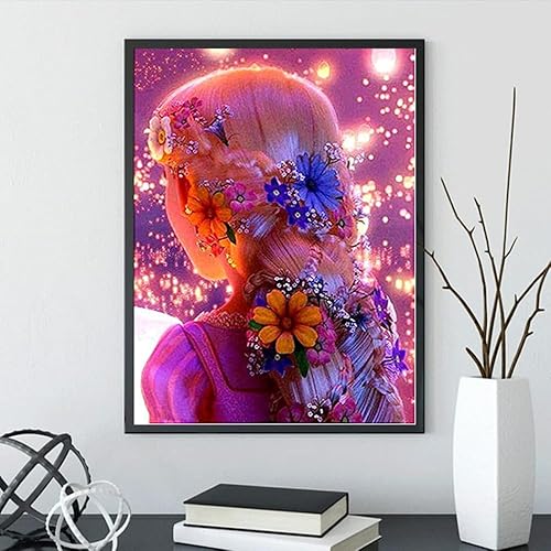 Miniatura 3 de MMAHD Kits de pintura de diamantes para adultos, arte de diamantes redondo 5D para niñas, perfecto para relajación y decoración de pared del hogar