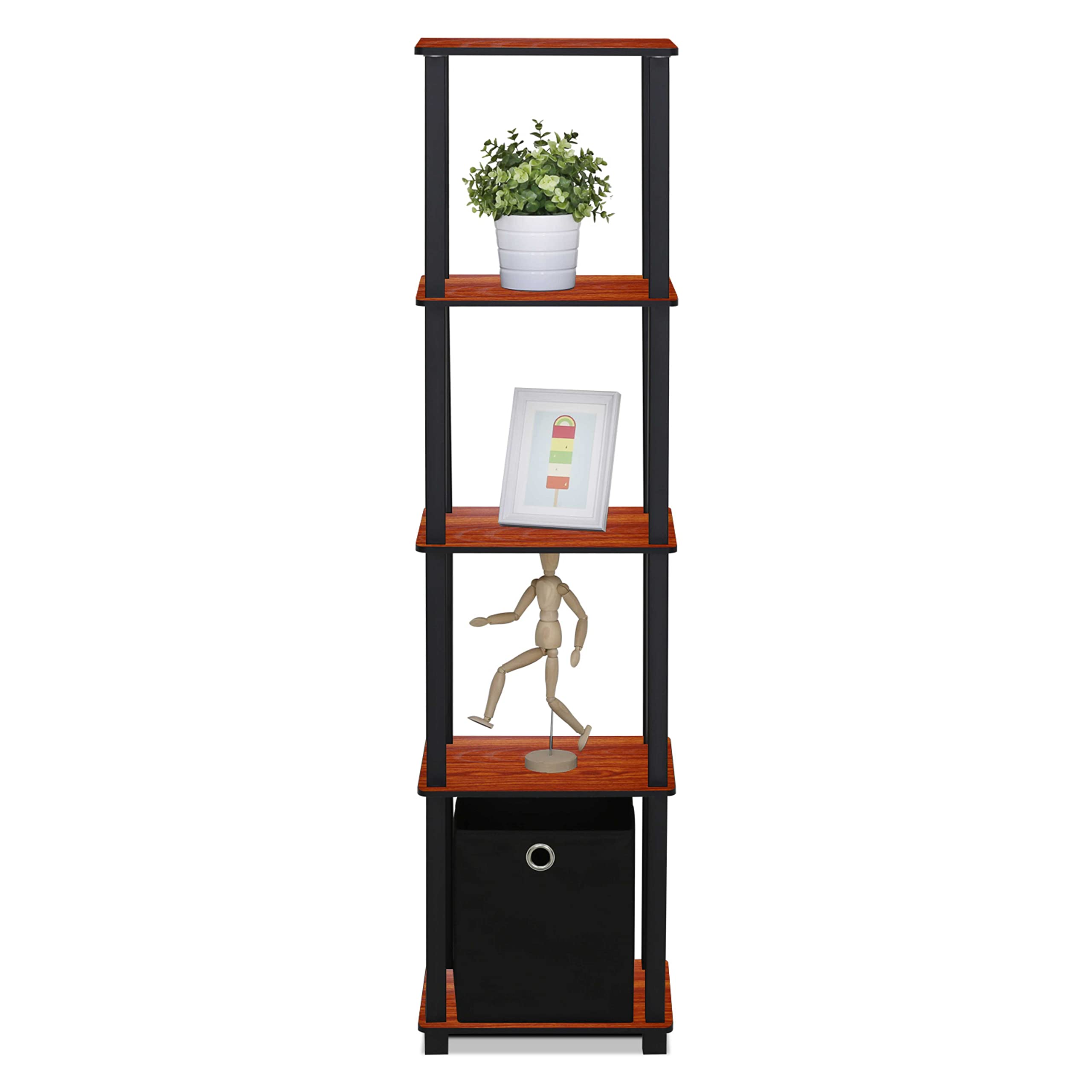 Furniture Cafe Wooden Multipurpose Turn-n-Tube Engineered Wood End Table Beside Sofa Side Table Corner Night Stand for Hallway Living Room Bed Room Home Office (B0B4G5T64F) Amazon Price History, Amazon Price Tracker