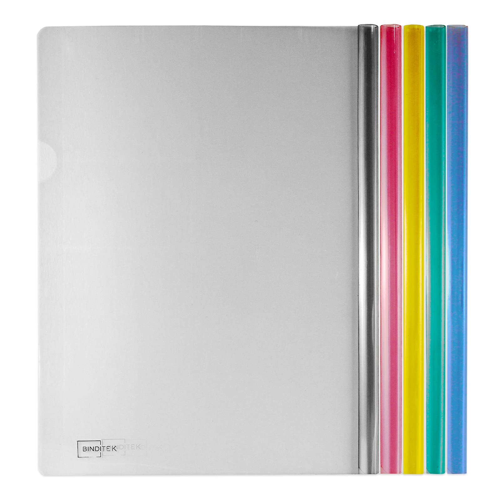 Buy Binditek 40 Pack Clear Report Covers with Sliding Bar,7mm Sliding