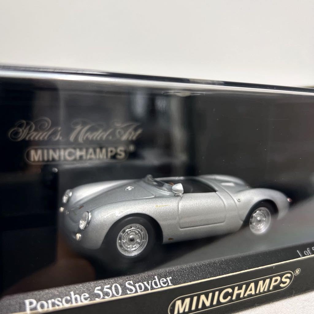 Amazon | MINICHAMPS 1/43 Porsche 550 Spyder Silver ミニチャンプス
