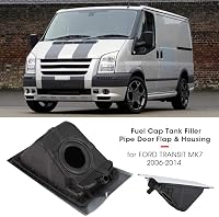 Akozon Üzemanyag Betöltő Nyílás Fedél és Ház TRANSIT MK7 2006-2014 Modellekhez - ABS Műanyag Tanksapka OE 4637797, 4442912 2