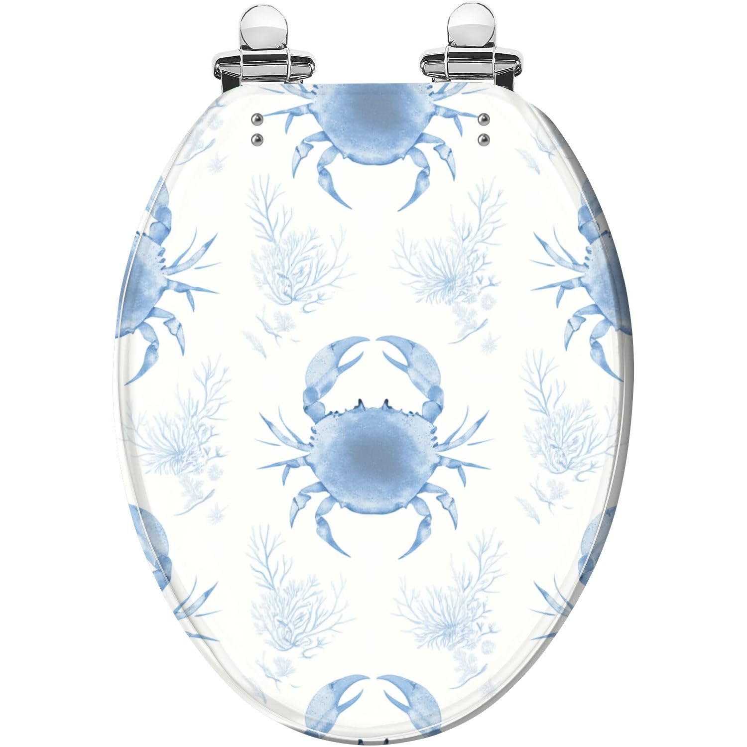 Asiento para taza de váter decorativo de resina suave con acabados sin costuras