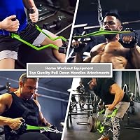 SevnElk Forgó Evezőfogantyú Kábeles Edzéshez - Lat Lehúzó Adapter Hátizom és Tricepsz Edzéshez - Krómozott Acél Fitnesz Kiegészítő 7