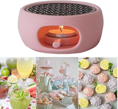 Miniatura 8 de Calentador de tetera verde aguamarina, calentador de té para tetera de vidrio, tetera de hierro fundido de acero inoxidable, tetera de cerámica,