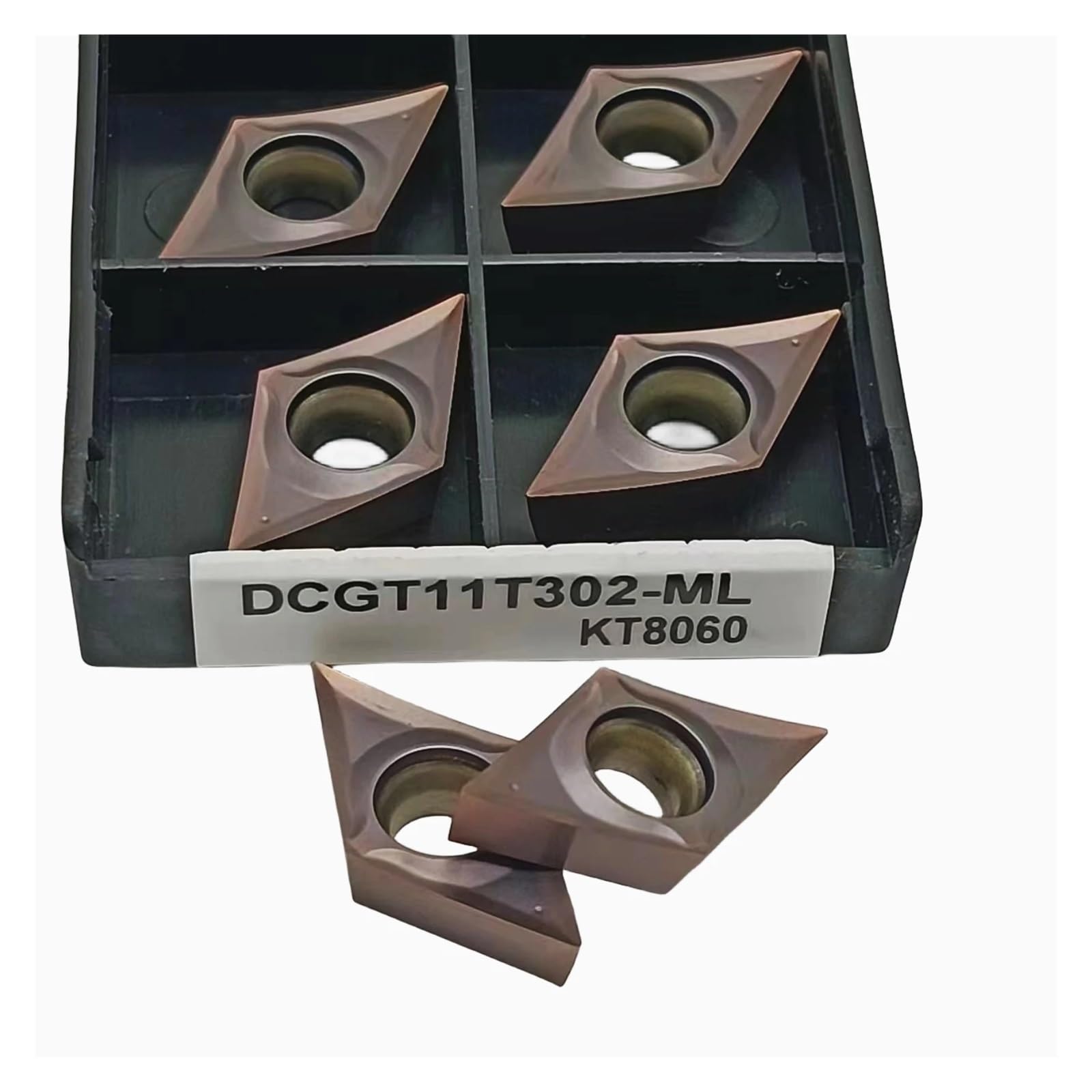 Plaquette DCGT11T302 ML KT8060 en acier inoxydable pour tournage