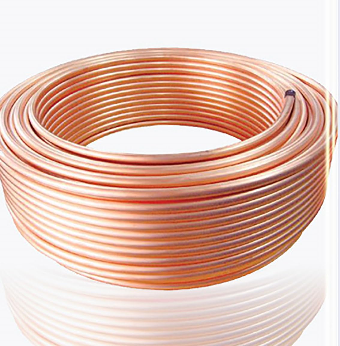 Bündel 2 mm 3 mm 4 mm 6 mm 8 mm 16 mm 22 mm weiches Kupferrohr, Spulenrohr, rotes Kupfer for Klimaanlagen-Konservierungsmittel Gebäude(5 meter x 9.52mm x 0.7mm)