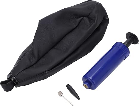 Speed Bag, Pear Shape Boxing Ball Fitness Workout Strength Training Bag, PU Leather, Sensitivity and Rapid Response Exercise with Inflator, Punching Striking Bag
