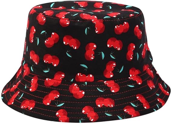 Amazon サンバイザー Uvカット 麦わら 折りたたみ つば広 帽子 紫外線対策 リボン レディース 旅行 Tennyeal 麦わら帽子 ハット 春夏 大きめ 深め バケットハット 両面 リバーシブル フリーサイズ 洗える 紫外線 日よけ帽子 小顔効果 チェリー柄 おしゃれ 可愛い Free