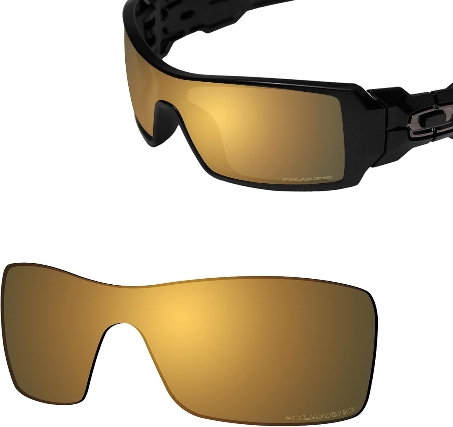 SAUCER Premium Replacement Lenses for Oakley Oil Rig Sunglasses