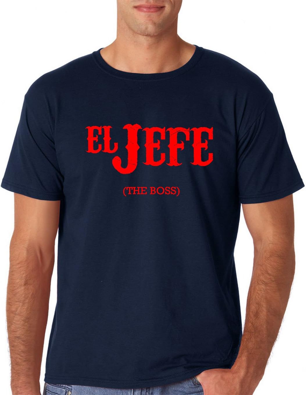 AW FashionsEl Jefe Cinco de Mayo Men's T-Shirt - Funny Mexican Fiesta Tee for Celebration and Party Wear