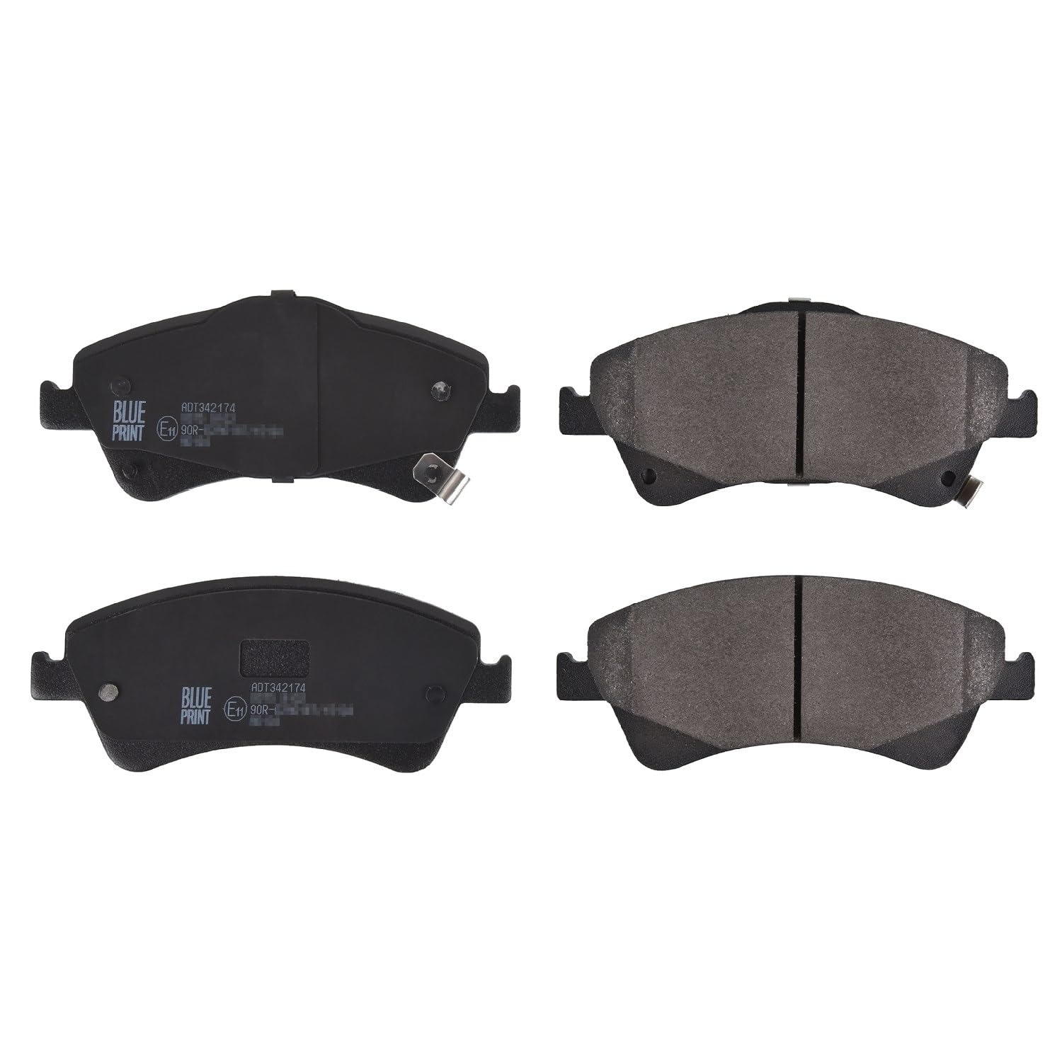 Brake Pads Set fits TOYOTA AVENSIS ZRT270 1.6 Front 08 to 18 1ZR-FAE Blue Print