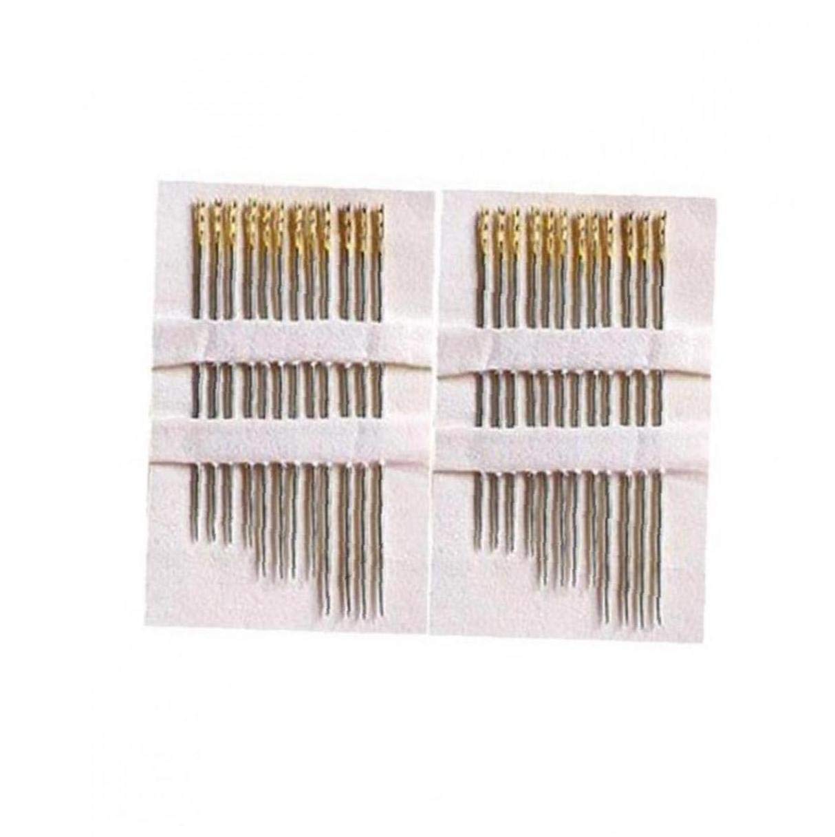Lankater Colorful 24Piece Self-Threading Needle Easy Thread Needles Household Sewing Tool For Blind & Old People